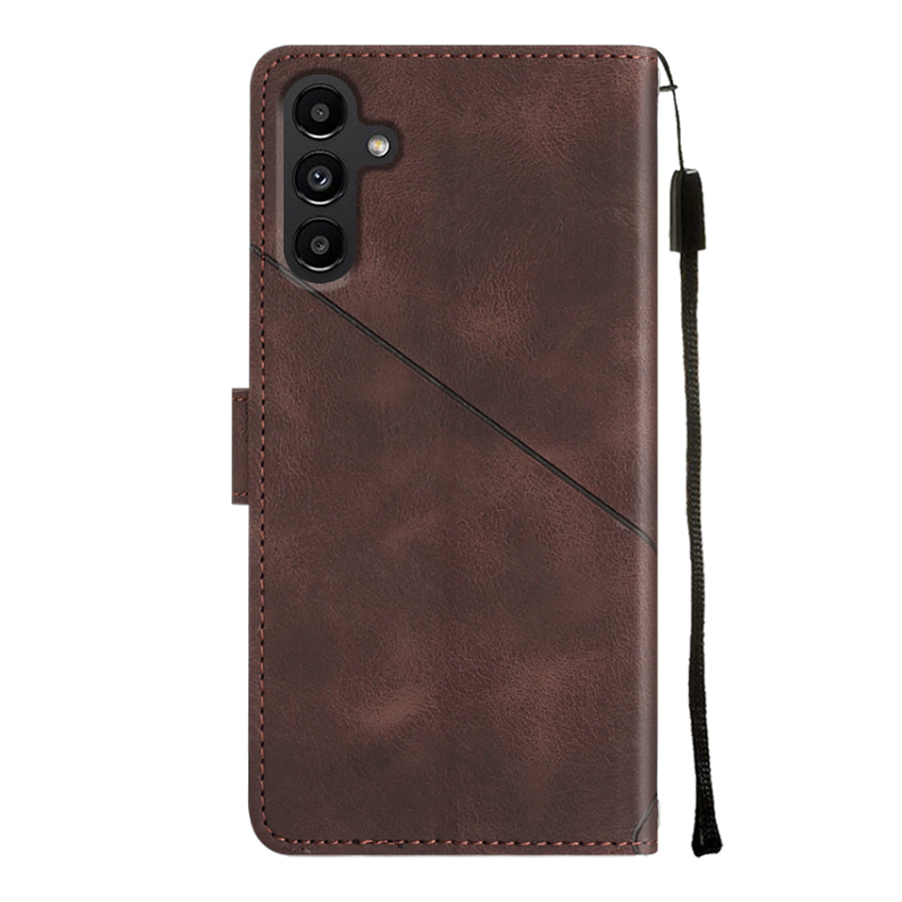 PT005 YB Imprinting Series-6 Phone Case for Samsung Galaxy A13 5G PU Leather Wallet Stand Cover PT005 YB Imprinting Series-6 Phone Case for Samsung Galaxy A13 5G PU Leather Wallet Stand Cover